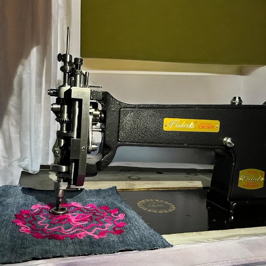Falak 114w103 Chainstitch Embroidery Machine Hammer Black